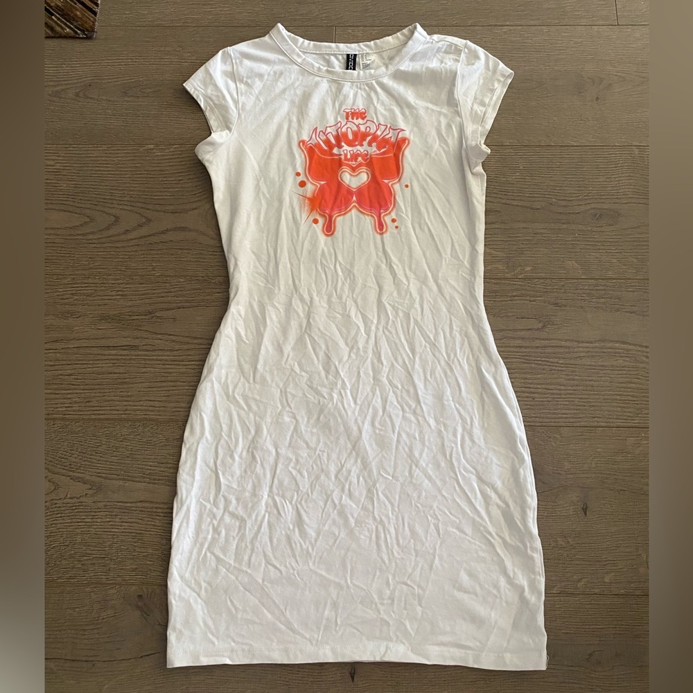 NWOT white Y2K H&M dress​